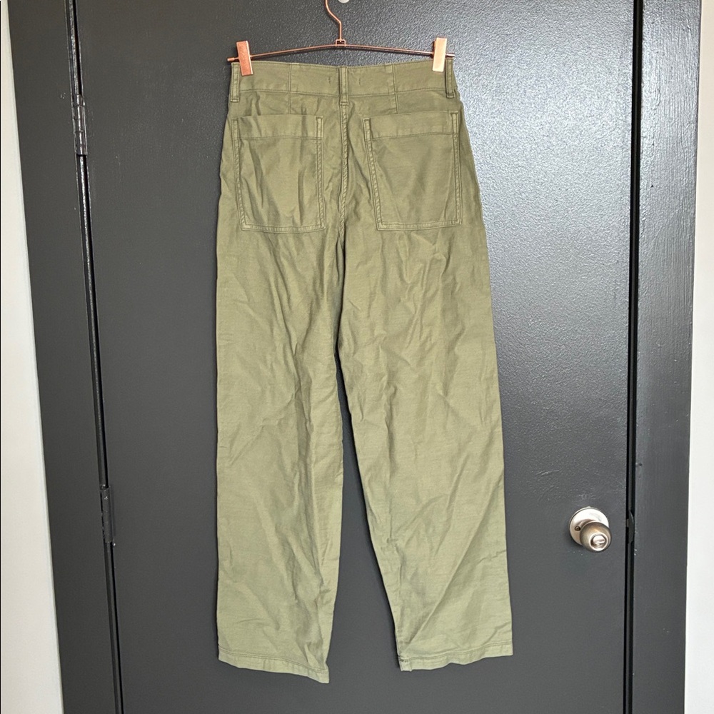 NWT Z Supply Olive Twill Pants Green Sz 25 - Picture 8 of 10